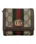 GUCCI（グッチ）の古着「2つ折り財布」｜ベージュ