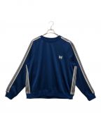 Needlesニードルズ）の古着「Track Crew Neck Shirt-Poly Smooth」｜ブルー