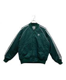 adidas（アディダス）の古着「プレミアム カレッジジャケット」｜グリーン