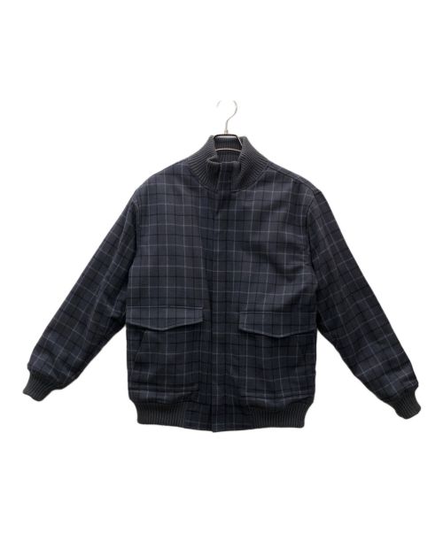 WOOLRICH（ウールリッチ）WOOLRICH (ウールリッチ) ジップアップブルゾン グレー サイズ:Mの古着・服飾アイテム