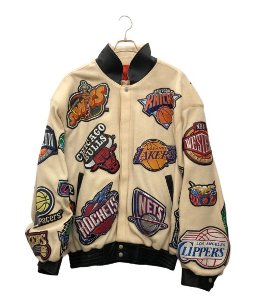 NBA（エヌビーエー）NBA (エヌビーエー) ジャケット アイボリー サイズ:XXLの古着・服飾アイテム