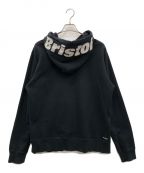 F.C.R.B.エフシーアールビー）の古着「LOGO APPLIQUE PULLOVER SWEAT HOODIE」｜ブラック