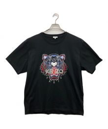 KENZO（ケンゾー）の古着「タイガー刺繍Tシャツ」｜ブラック