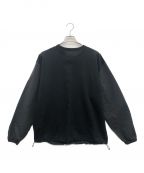 SOPH.ソフネット）の古着「FABRIC MIX L/S CREWNECK TOP」｜ブラック