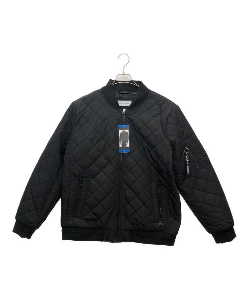 Calvin Klein（カルバンクライン）Calvin Klein (カルバンクライン) Bomber Jacket ブラック サイズ:L 未使用品の古着・服飾アイテム