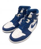 NIKEナイキ）の古着「AIR JORDAN 1 RETRO HIGH OG（エアジョーダン 1 レトロ ハイ オージー）」｜ブルー×ホワイト