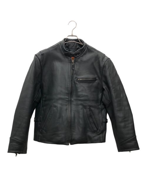 HARLEY-DAVIDSON（ハーレーダビッドソン）HARLEY-DAVIDSON (ハーレーダビッドソン) レザーライダースジャケット ブラック サイズ:38の古着・服飾アイテム