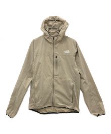 THE NORTH FACE（ザ ノース フェイス）の古着「マウンテンソフトシェルフーディ」｜カーキ