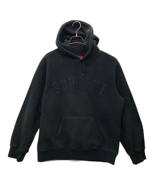 SUPREME（シュプリーム）Supreme (シュプリーム) Polartec Hooded sweatshirt ブラック サイズ:Mの古着・服飾アイテム