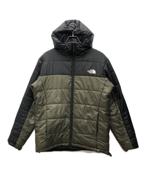 THE NORTH FACE（ザ ノース フェイス）THE NORTH FACE (ザ ノース フェイス) リバーシブルエニータイムインサレーテッドフーディ ブラック×オリーブ サイズ:Lの古着・服飾アイテム