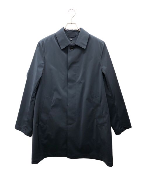 MACKINTOSH LONDON（マッキントッシュ ロンドン）MACKINTOSH LONDON (マッキントッシュ ロンドン) 3レイヤーポリエステルステンカラーコート ネイビー サイズ:40の古着・服飾アイテム