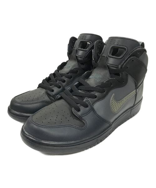 NIKE（ナイキ）NIKE (ナイキ) SB DUNK HIGH PRO PRM QS　スニーカー ブラック×グレー サイズ:US9.5の古着・服飾アイテム