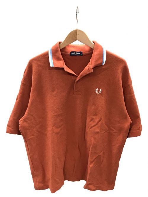 カラー】 FRED PERRY フレッドペリー ポロシャツ ブラウン Mサイズ