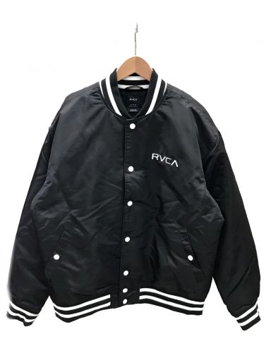 中古・古着通販】RVCA (ルーカ) スタジャン ブラック サイズ:S