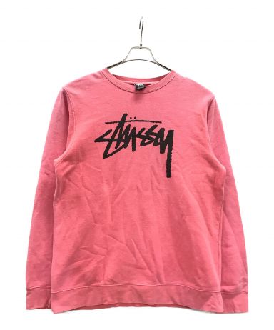 【中古・古着通販】stussy (ステューシー) スウェット ピンク サイズ