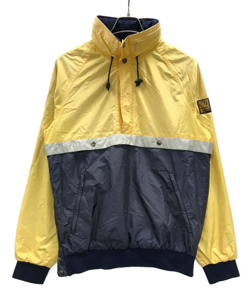 DESCENTE（デサント）DESCENTE (デサント) ヴィンテージアノラックパーカー イエロー×ブラック サイズ:Lの古着・服飾アイテム