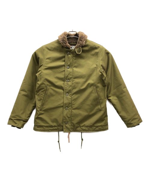 BRITISH GREEN（ブリティッシュグリーン）BRITISH GREEN (ブリティッシュグリーン) N-1 デッキジャケット オリーブ サイズ:Mの古着・服飾アイテム