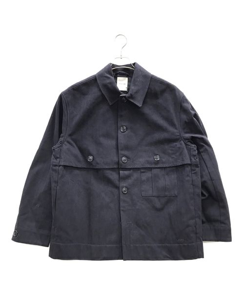 WOOD WOOD（ウッド ウッド）WOOD WOOD (ウッド ウッド) Vasco jacket　ジャケット ネイビー サイズ:48の古着・服飾アイテム