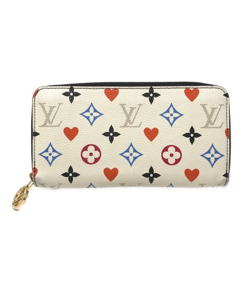 LOUIS VUITTON（ルイ ヴィトン）LOUIS VUITTON (ルイ ヴィトン) 長財布 ゲーム・オン モノグラム ジッピー・ウォレット ホワイト サイズ:実寸サイズにてご確認ください。の古着・服飾アイテム