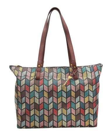 Fossil rachel sale tote fall multi