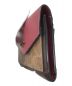 COACH (コーチ) 3つ折り財布 ピンク×ブラウン サイズ:実寸サイズにてご確認ください。：6800円