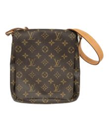 LOUIS VUITTON（ルイ ヴィトン）の古着「モノグラム ミュゼット・サルサ ショート ショルダーバッグ」｜ブラウン