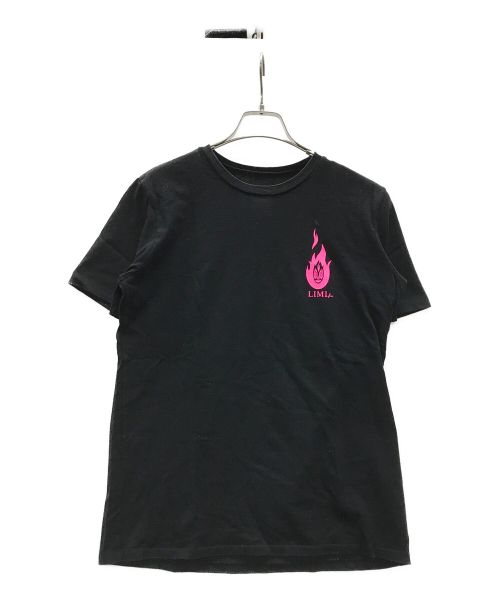 LIMI feu（リミフゥ）LIMI feu (リミフゥ) Tシャツ ブラック×ピンク サイズ:Sの古着・服飾アイテム