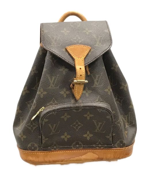 LOUIS VUITTON（ルイ ヴィトン）LOUIS VUITTON (ルイ ヴィトン) リュック　モノグラムミニモンスリ ブラウン サイズ:実寸サイズにてご確認ください。の古着・服飾アイテム