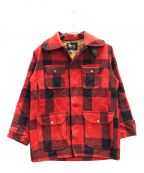 WOOLRICH WOOLEN MILLSウールリッチウーレンミルズ）の古着「ヴィンテージハンティングジャケット」｜レッド×ブラック