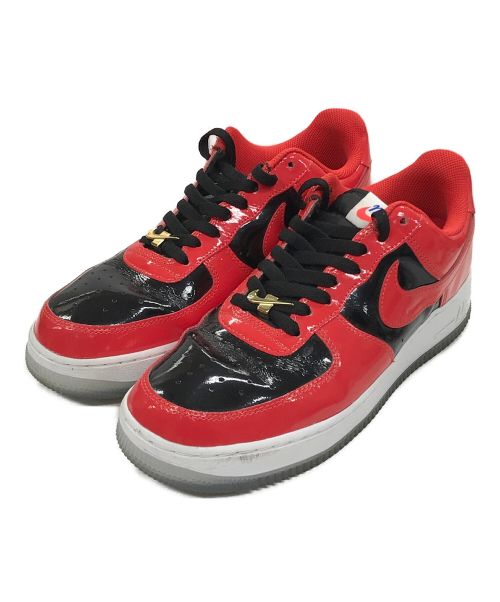 NIKE（ナイキ）NIKE (ナイキ) ローカットスニーカー　AIR FORCE 1 LOW ID BY Y レッド×ブラック サイズ:27..5の古着・服飾アイテム