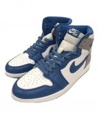 NIKEナイキ）の古着「スニーカー AIR JORDAN 1 RETRO HIGH OG（エアジョーダン1）」｜ホワイト×ブルー