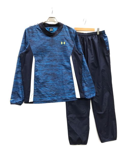 UNDER ARMOUR（アンダー アーマー）UNDER ARMOUR (アンダー アーマー) スポーツウェアセットアップ ブルー サイズ:LGの古着・服飾アイテム