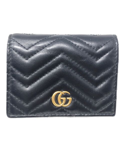 GUCCI（グッチ）GUCCI (グッチ) 2つ折り財布 ダブルG カードケース サイズ:実寸サイズにてご確認ください。の古着・服飾アイテム