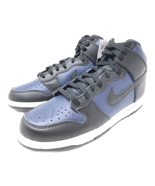 NIKE（ナイキ）NIKE (ナイキ) スニーカー DUNK HI / F（ダンク ハイ フラグメント） ネイビー×ブラック サイズ:28.5cmの古着・服飾アイテム