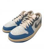 NIKEナイキ）の古着「スニーカー　AIR JORDAN 1 LOW SE（エアジョーダン１ローSE）」｜ブルー×ホワイト