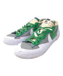 NIKE×sacai（ナイキ×サカイ）の古着「スニーカー　BLAZER LOW（ブレーザーロー）」｜グレー×グリーン