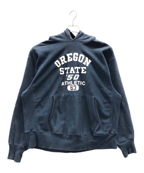 Champion REVERSE WEAVE（チャンピオン リバース ウィーブ）Champion REVERSE WEAVE (チャンピオンリバースウィーブ) OREGON パーカー ネイビー サイズ:XLの古着・服飾アイテム