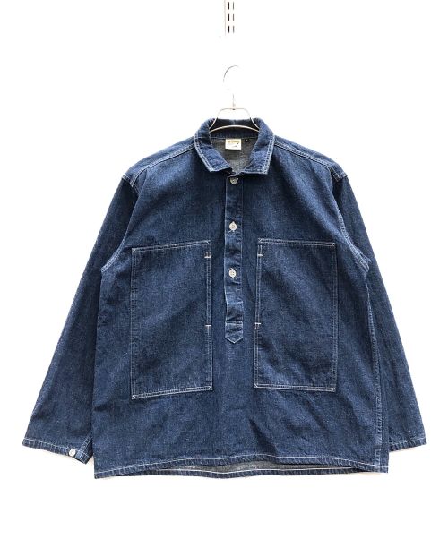 orSlow（オアスロウ）orSlow (オアスロウ) デニムプルオーバーシャツ インディゴ サイズ:4の古着・服飾アイテム