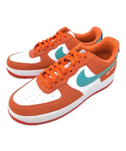 NIKE（ナイキ）NIKE (ナイキ) スニーカー AIR FORCE 1 07 LV8（ナイキ エア フォース 1 07 LV8） ホワイト×オレンジ サイズ:27.5の古着・服飾アイテム