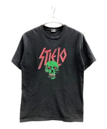 Hysteric Glamour×野口強（ヒステリックグラマー×ノグチツヨシ）の古着「Tシャツ　Stie-lo DEATH SONG T」｜ブラック