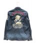 中古・古着 BETTY BOOP (ベティー・ブープ) THE BRAVE MAN (ブレイブマン) デニムシャツ インディゴ サイズ:M 未使用品：9800円