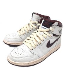 NIKE×A Ma Maniere（ナイキ×ア・マ・マニエール）の古着「スニーカー AIR JORDAN 1 RETRO HIGH OG SP(エア ジョーダン 1 レトロ ハイ OG SP)」｜ホワイト×ブラウン