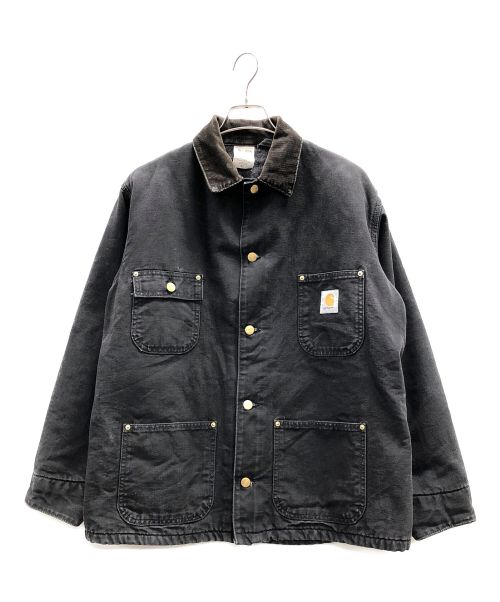 CarHartt（カーハート）CarHartt (カーハート) ブランケットライナーダックカバーオール ブラック サイズ:42の古着・服飾アイテム