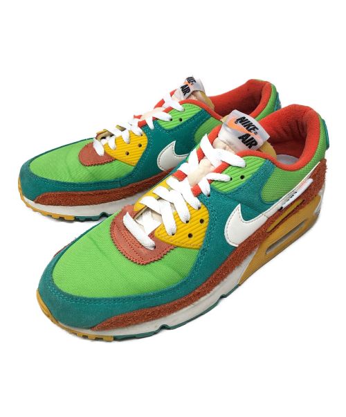 NIKE（ナイキ）NIKE (ナイキ) スニーカー AIR MAX 90 SE(ナイキ エア マックス 90 シーズナブルエディション) グリーン サイズ:27.5cmの古着・服飾アイテム