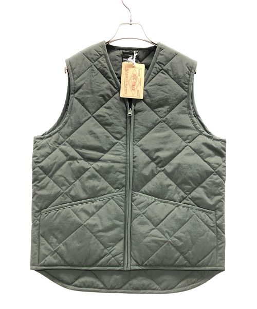 BIG MIKE（ビックマイク）BIG MIKE (ビックマイク) 中綿ベスト QUILTING FREEZER VEST(キルティング フリーザー ベスト) オリーブ サイズ:M 未使用品の古着・服飾アイテム