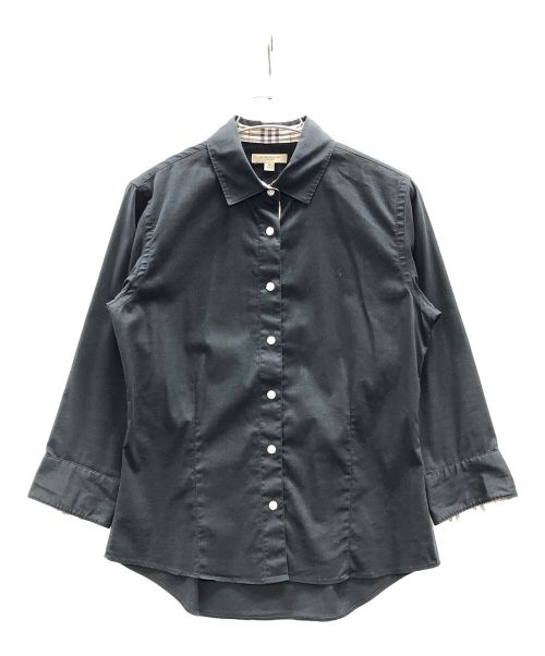 BURBERRY（バーバリー）BURBERRY (バーバリー) シャツ ブラック サイズ:Mの古着・服飾アイテム