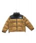 THE NORTH FACE（ザ ノース フェイス）の古着「ダウンジャケット NUPTSE JACKET（ヌプシジャケット）」｜ブラック×ブラウン