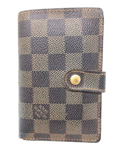 LOUIS VUITTON（ルイ ヴィトン）LOUIS VUITTON (ルイ ヴィトン) 2つ折りがま口財布 ダミエ ポルトフォイユ・ヴィエノワ ブラウン サイズ:実寸サイズにてご確認ください。の古着・服飾アイテム