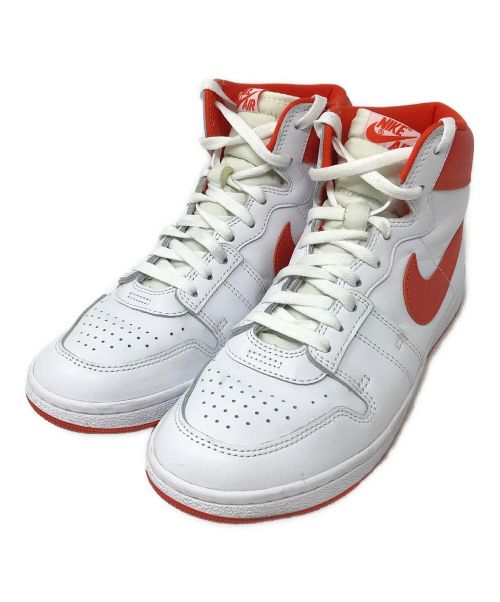 NIKE（ナイキ）NIKE (ナイキ) スニーカー  NIKE JORDAN AIR SHIP（ナイキ ジョーダン エア シップ） ホワイト×オレンジ サイズ:27.5cmの古着・服飾アイテム