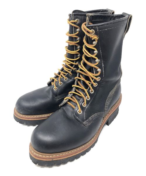 RED WING（レッドウィング）RED WING (レッドウィング) ロガーブーツ ブラック サイズ:USA7の古着・服飾アイテム